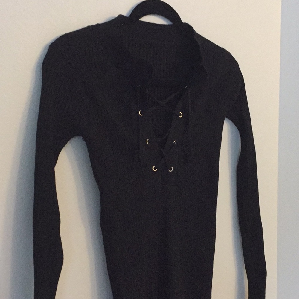 Very stretchy black dress
